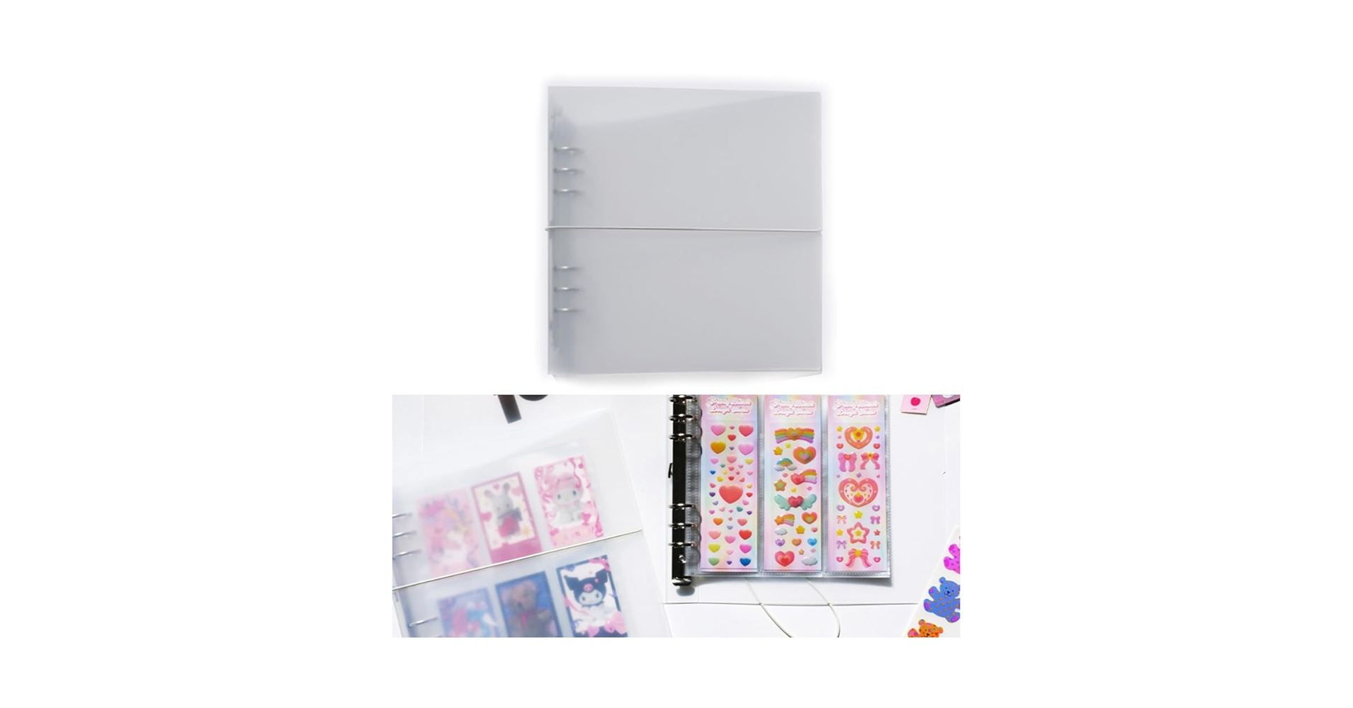 Amazon.co.jp: 韓国 A5 WIDE DECO POCKET コレクトブック トレカ